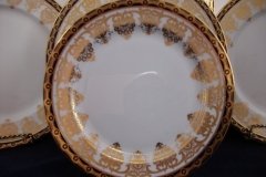 AYNSLEY 13077 COBALT & GOLD-   SALAD PLATE   .....   http://jaapiesfinechinastore.com