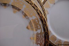 AYNSLEY 13077 COBALT & GOLD-   SALAD PLATE   .....   http://jaapiesfinechinastore.com