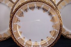 AYNSLEY 13077 COBALT & GOLD-   SALAD PLATE   .....   http://jaapiesfinechinastore.com