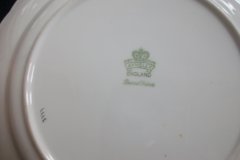 AYNSLEY #3777 RED BAND, BROWN DECOR RIM,  GILT -  SALAD PLATE  .....   http://jaapiesfinechinastore.com