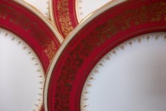 AYNSLEY 7098 MAROON- DINNER PLATE ..... http://jaapiesfinechinastore.com