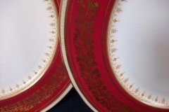 AYNSLEY 7098 MAROON- DINNER PLATE ..... http://jaapiesfinechinastore.com