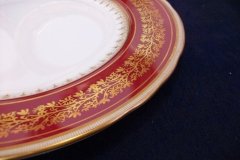AYNSLEY 7098 MAROON- DINNER PLATE ..... http://jaapiesfinechinastore.com