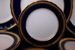 AYNSLEY 7282 LAUREL COBALT- BREAD & BUTTER PLATE   .....  http://jaapiesfinechinastore.com