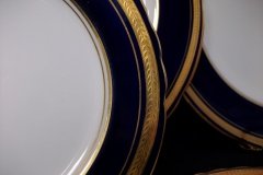AYNSLEY 7282 LAUREL COBALT- BREAD & BUTTER PLATE   .....  http://jaapiesfinechinastore.com