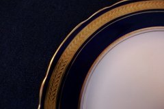 AYNSLEY 7282 LAUREL COBALT- BREAD & BUTTER PLATE   .....  http://jaapiesfinechinastore.com