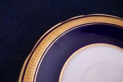AYNSLEY 7282 LAUREL COBALT- CUP & SAUCER  .....  http://jaapiesfinechinastore.com