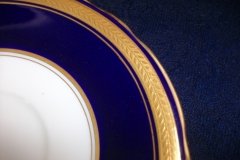 AYNSLEY 7282 LAUREL COBALT- CUP & SAUCER  .....  http://jaapiesfinechinastore.com
