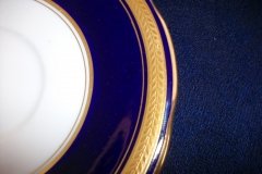 AYNSLEY 7282 LAUREL COBALT- CUP & SAUCER  .....  http://jaapiesfinechinastore.com