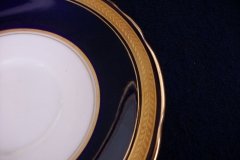 AYNSLEY 7282 LAUREL COBALT- CUP & SAUCER  .....  http://jaapiesfinechinastore.com