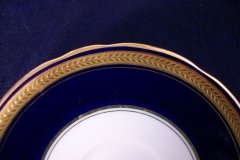 AYNSLEY 7282 LAUREL COBALT- CUP & SAUCER  .....  http://jaapiesfinechinastore.com