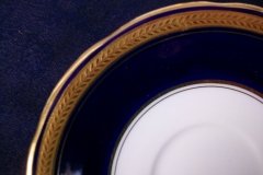 AYNSLEY 7282 LAUREL COBALT- CUP & SAUCER  .....  http://jaapiesfinechinastore.com
