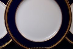 AYNSLEY 7282 LAUREL COBALT- DINNER PLATE   .....  http://jaapiesfinechinastore.com