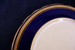 AYNSLEY 7282 LAUREL COBALT- DINNER PLATE   .....  http://jaapiesfinechinastore.com