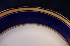 AYNSLEY 7282 LAUREL COBALT- DINNER PLATE   .....  http://jaapiesfinechinastore.com