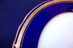 AYNSLEY 7282 LAUREL COBALT- DINNER PLATE   .....  http://jaapiesfinechinastore.com