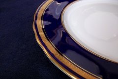 AYNSLEY 7282 LAUREL COBALT- DINNER PLATE   .....  http://jaapiesfinechinastore.com