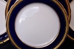AYNSLEY 7282 LAUREL COBALT- SALAD PLATE   .....  http://jaapiesfinechinastore.com