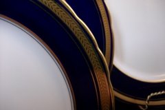 AYNSLEY 7282 LAUREL COBALT- SALAD PLATE   .....  http://jaapiesfinechinastore.com