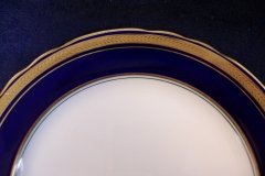 AYNSLEY 7282 LAUREL COBALT- SALAD PLATE   .....  http://jaapiesfinechinastore.com