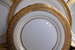 AYNSLEY #7761 CREAM/ ENCRUSTED GOLD BAND-  BREAD & BUTTER  PLATE   .....   http://jaapiesfinechinastore.com