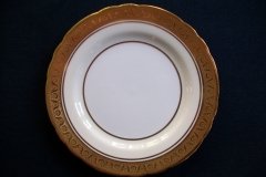 AYNSLEY #7761 CREAM/ ENCRUSTED GOLD BAND-  BREAD & BUTTER  PLATE   .....   http://jaapiesfinechinastore.com