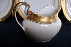 AYNSLEY #7761 CREAM/ ENCRUSTED GOLD BAND-  CREAMER  .....   http://jaapiesfinechinastore.com