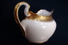 AYNSLEY #7761 CREAM/ ENCRUSTED GOLD BAND-  CREAMER  .....   http://jaapiesfinechinastore.com
