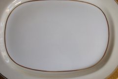 AYNSLEY #7761 CREAM/ ENCRUSTED GOLD BAND-  SERVING PLATTER  13 1/2"   .....   http://jaapiesfinechinastore.com
