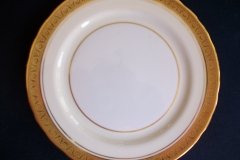 AYNSLEY #7761 CREAM/ ENCRUSTED GOLD BAND- SALAD  PLATE   .....   http://jaapiesfinechinastore.com