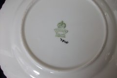 AYNSLEY 7848 MOTTLED BLUE, FLORAL CENTER- BREAD & BUTTER PLATE   .....   http://jaapiesfinechinastore.com