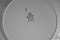 AYNSLEY AQUA BLUE #7611- FILIGREE, GOLD SCROLLS-  LUNCH PLATE    .....   http://jaapiesfinechinastore.com