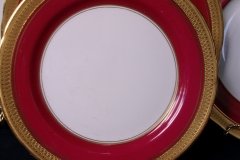 AYNSLEY BUCKINGHAM MAROON-  SALAD PLATE   .....   http://jaapiesfinechinastore.com