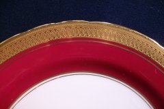 AYNSLEY BUCKINGHAM MAROON-  SALAD PLATE   .....   http://jaapiesfinechinastore.com