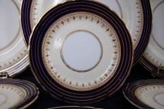 AYNSLEY DORCHESTER COBALT #7571 (NON FLORAL)-  BREAD & BUTTER PLATE     .....   http://jaapiesfinechinastore.com