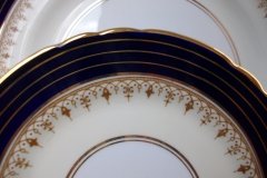 AYNSLEY DORCHESTER COBALT #7571 (NON FLORAL)-  BREAD & BUTTER PLATE     .....   http://jaapiesfinechinastore.com