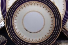 AYNSLEY DORCHESTER COBALT #7571 (NON FLORAL)-  BREAD & BUTTER PLATE     .....   http://jaapiesfinechinastore.com