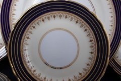 AYNSLEY DORCHESTER COBALT #7571 (NON FLORAL)-  BREAD & BUTTER PLATE     .....   http://jaapiesfinechinastore.com
