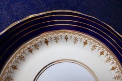 AYNSLEY DORCHESTER COBALT #7571 (NON FLORAL)-  BREAD & BUTTER PLATE     .....   http://jaapiesfinechinastore.com