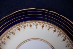 AYNSLEY DORCHESTER COBALT #7571 (NON FLORAL)-  BREAD & BUTTER PLATE     .....   http://jaapiesfinechinastore.com