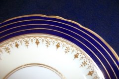 AYNSLEY DORCHESTER COBALT #7571 (NON FLORAL)-  BREAD & BUTTER PLATE     .....   http://jaapiesfinechinastore.com