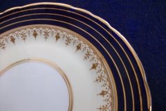 AYNSLEY DORCHESTER COBALT #7571 (NON FLORAL)-  BREAD & BUTTER PLATE     .....   http://jaapiesfinechinastore.com