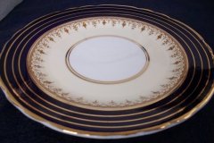 AYNSLEY DORCHESTER COBALT #7571 (NON FLORAL)-  BREAD & BUTTER PLATE     .....   http://jaapiesfinechinastore.com