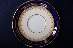 AYNSLEY DORCHESTER COBALT #7571 (NON FLORAL)-  CREAM SOUP BOWL & SAUCER    .....   http://jaapiesfinechinastore.com