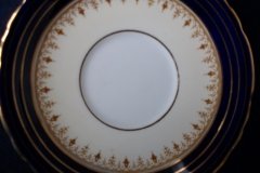 AYNSLEY DORCHESTER COBALT #7571 (NON FLORAL)-  CREAM SOUP BOWL & SAUCER    .....   http://jaapiesfinechinastore.com