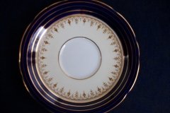 AYNSLEY DORCHESTER COBALT #7571 (NON FLORAL)- CUP & SAUCER    .....   http://jaapiesfinechinastore.com