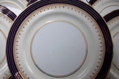 AYNSLEY DORCHESTER COBALT #7571 (NON FLORAL)- DINNER PLATE     .....   http://jaapiesfinechinastore.com