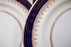 AYNSLEY DORCHESTER COBALT #7571 (NON FLORAL)- DINNER PLATE     .....   http://jaapiesfinechinastore.com