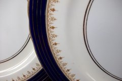 AYNSLEY DORCHESTER COBALT #7571 (NON FLORAL)- DINNER PLATE     .....   http://jaapiesfinechinastore.com