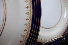AYNSLEY DORCHESTER COBALT #7571 (NON FLORAL)- DINNER PLATE     .....   http://jaapiesfinechinastore.com